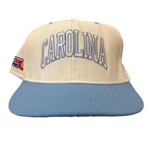 Vintage North Carolina Tar Heels SnapBack Hat by Pro Line Rare 90s NCAA